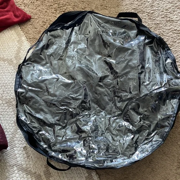 Shoe-Go-Round Pinwheel 12 Pocket Zippered Organizer for shoes - Picture 2 of 3